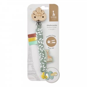 Attache-sucette jungle sophie la girafe Vulli
