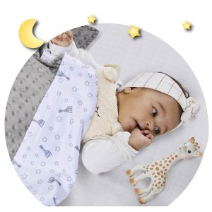 Couverture bébé sophie doux Vulli