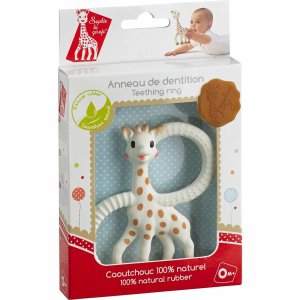 Anneau de dentition sophie la girafe (caoutchouc 100% naturel) Vulli