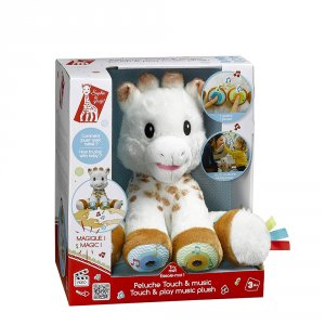 Jouet d'éveil bébé peluche touch & music sophie la girafe Vulli