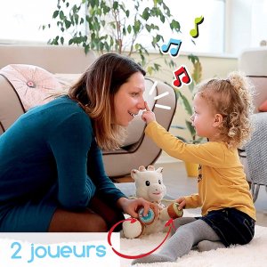 Jouet d'éveil bébé peluche touch & music sophie la girafe Vulli