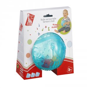 Jouet d'éveil bébé balle sensorielle sophie la girafe Vulli