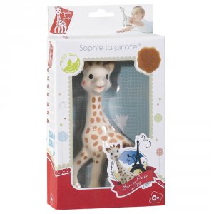 Jouet d'éveil bébé sophie la girafe en boîte cadeau Vulli