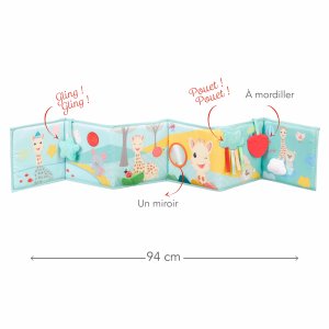 Livre d'éveil à déplier sophie la girafe Vulli