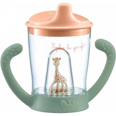 Tasse anti-fuite mascotte pastel sophie la girafe