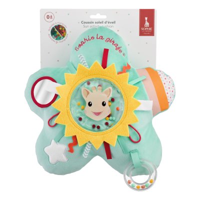 Coussin d'éveil soleil sophie la girafe