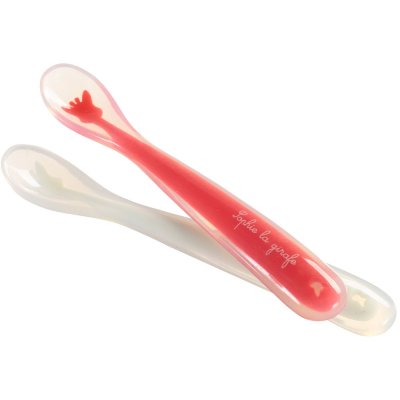 Lot de 2 cuillères en silicone sophie la girafe
