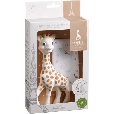VULLI Sophie la girafe et sa pochette de rangement