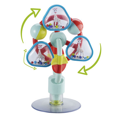 Jouets d'éveil bébé ventouse d'activités sophie la girafe