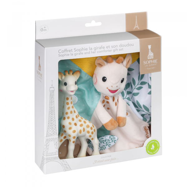 Coffret sophie la girafe et son doudou Vulli