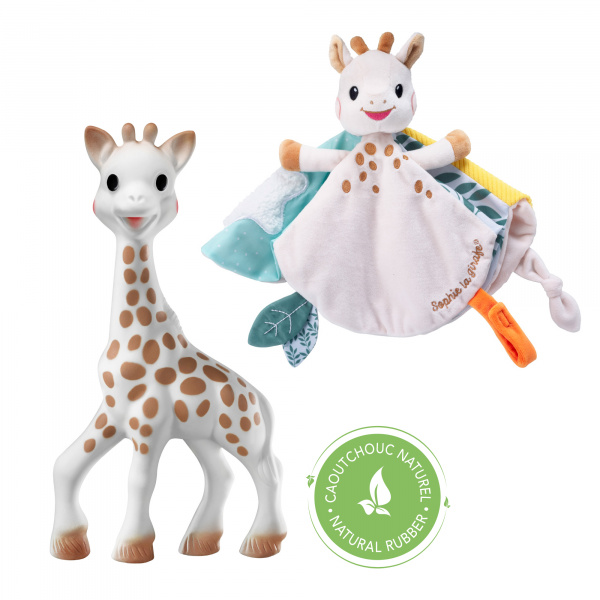 Coffret sophie la girafe et son doudou Vulli
