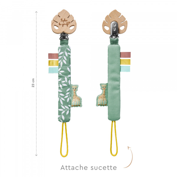 Attache-sucette jungle sophie la girafe Vulli