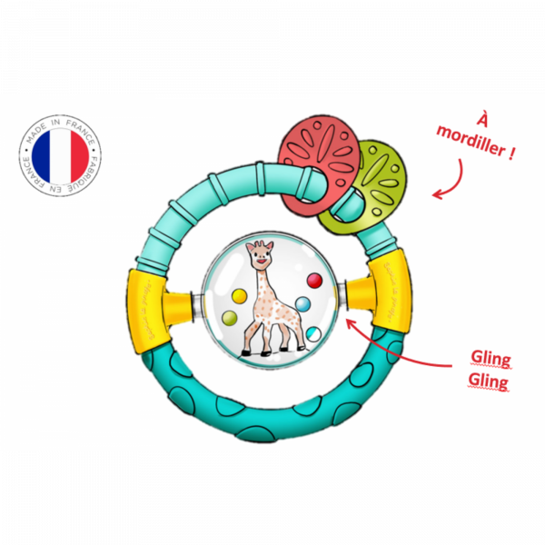 Hochet souple sophie la girafe Vulli