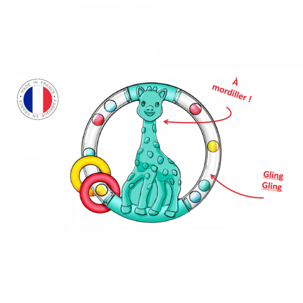 Hochet silhouette sophie la girafe Vulli