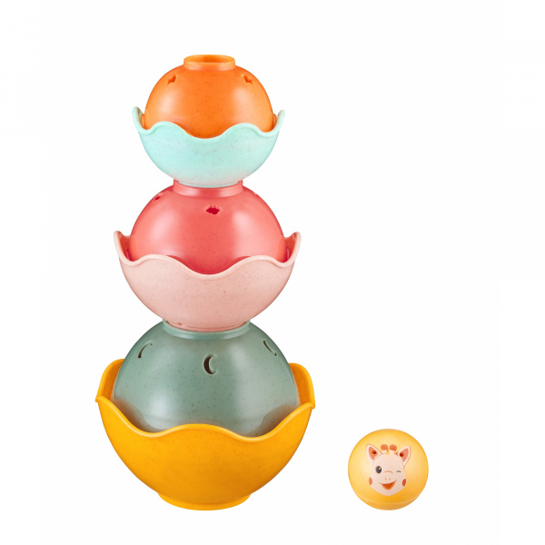 Jouet d'évéil bébé empilable sophie la girafe Vulli