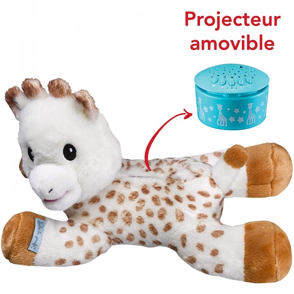 Veilleuse bébé peluche light & dreams sophie la girafe Vulli