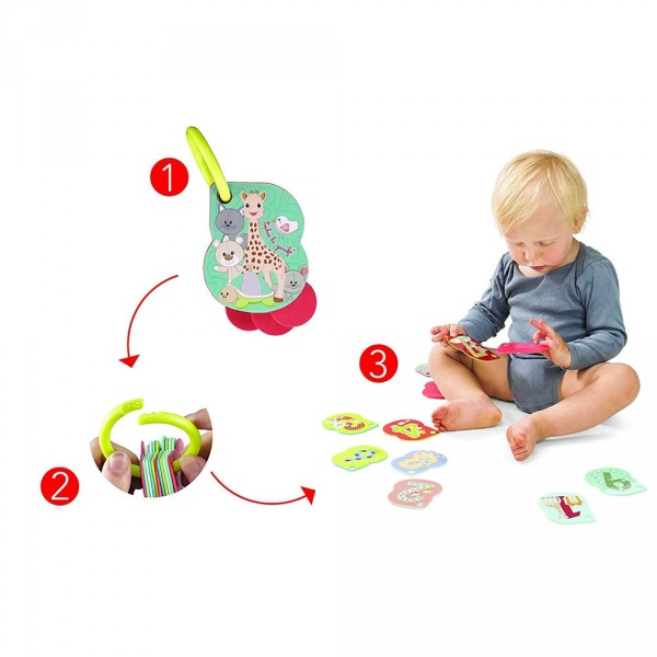 Livre bébé imagier numero'golo sophie la girafe Vulli