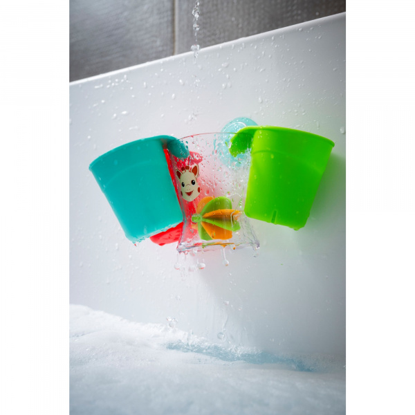 Jouet de bain gobelet rigol'eau sophie la girafe Vulli