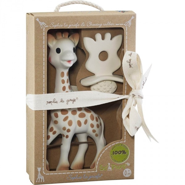 Coffret so'pure sophie la girafe + chewing rubber Vulli