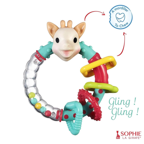 Hochet multi-texturé sophie la girafe Vulli