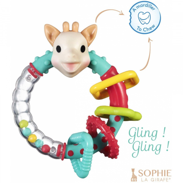Hochet multi-texturé sophie la girafe Vulli