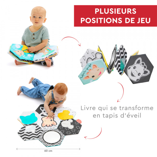 Livre tapis d'éveil sophie la girafe Vulli