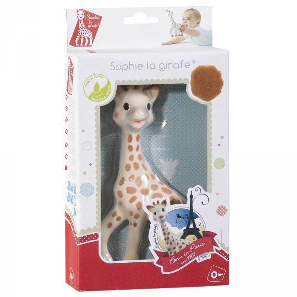Jouet d'éveil bébé sophie la girafe en boîte cadeau Vulli