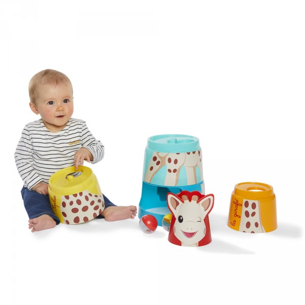 Jouet d'éveil bébé la tour géante de sophie la girafe Vulli