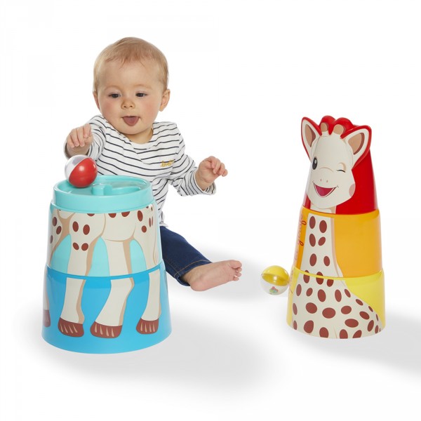 Jouet d'éveil bébé la tour géante de sophie la girafe Vulli