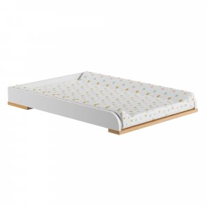 Plan à langer blanc et bois nature Vox