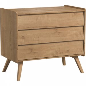 Chambre bébé duo lit 60x120 + commode bois - collection vintage Vox