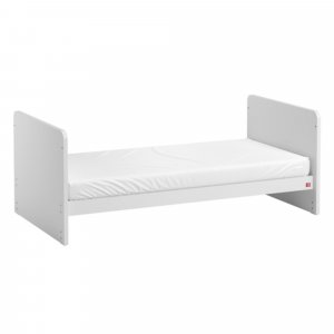 Chambre bébé duo lit 70x140 + commode blanc leaf Vox