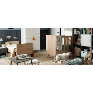 Lit 70x140 bois vintage Vox