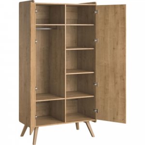 Chambre bébé trio lit 70x140 + commode + armoire bois - collection vintage Vox