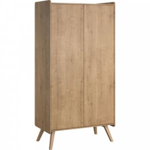 Chambre bébé trio lit 60x120 + commode + armoire bois - collection vintage Vox