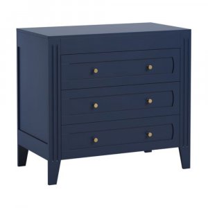 Chambre bébé duo lit 70x140 + commode indigo milenne Vox