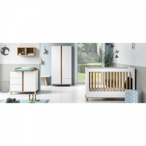 Plan à langer blanc et bois altitude Vox