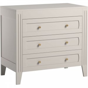 Chambre duo lit 70x140 + commode sable beige - collection milenne Vox