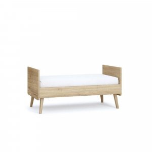 Chambre duo vintage fresh beige lit 70x140 cm + commode Vox