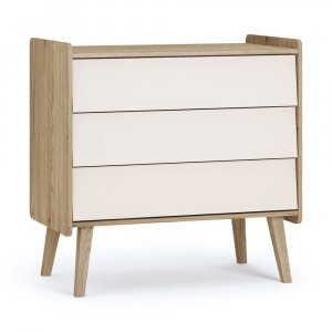 Commode vintage fresh chêne - sable beige Vox
