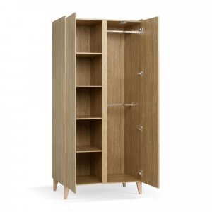 Armoire 2 portes chêne muve Vox