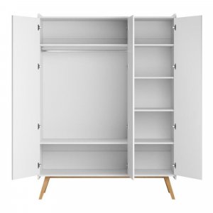 Armoire 3 portes vintage blanc Vox