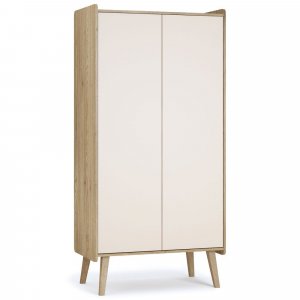 Armoire 2 portes vintage fresh chêne/sable beige Vox