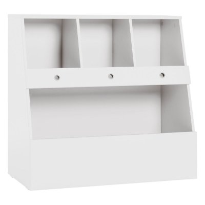 Meuble de rangement pour jouets blanc tuli
