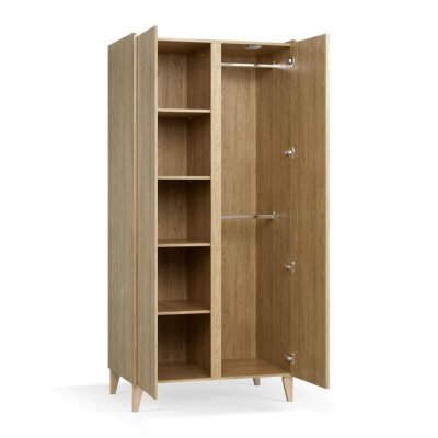 Armoire 2 portes chêne muve