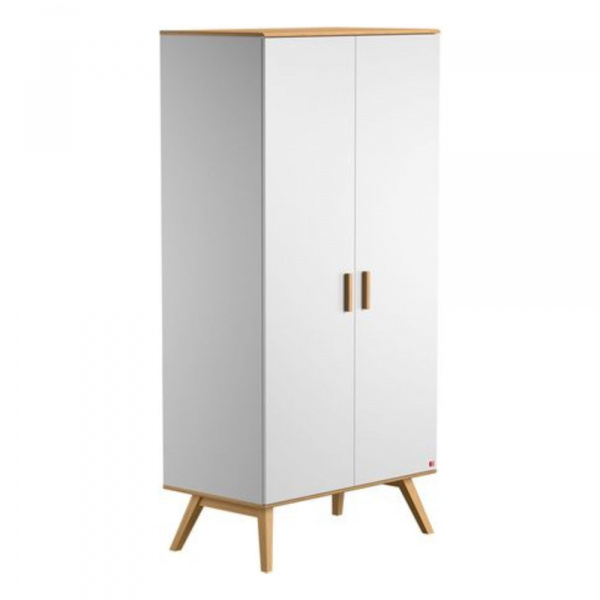 Chambre bébé trio lit 60x120 + commode + armoire blanc nautis Vox