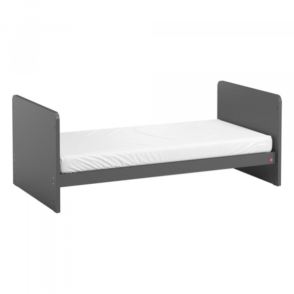 Lit 70x140 graphite et bois leaf Vox