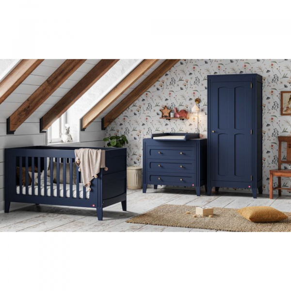 Chambre bébé trio lit 70x140 + commode + armoire indigo milenne by vox Vox
