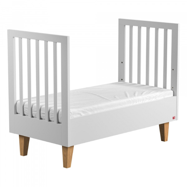 Chambre bébé duo lit 70x140 + commode blanc lounge Vox