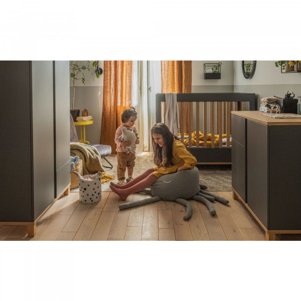 Armoire blanche et bois 2 portes altitude Vox